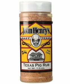 Hot Sale 👍 John Henry's Texas Pig BBQ Rub, 11.5oz - TX PIG RUB - Flavorers & Seasonings ✨