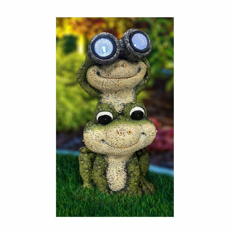 Brand new β Alpine Solar Binocular Leap Frogs Statue with LED Lights - QWR1006SLR - Lighting, Torches & Firepits π 2 Brand new β Alpine Solar Binocular Leap Frogs Statue with LED Lights - QWR1006SLR - Lighting, Torches & Firepits π - Image 2