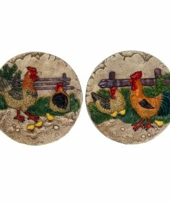 Brand new 🔥 RK Brand Alpine 10" Rooster Farm Stepping Stone - WQA1448ABB - Garden Accessories 🤩