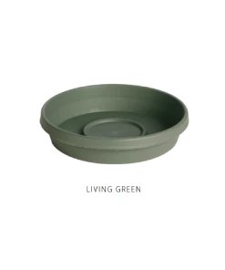 Flash Sale 😀 Bloem Terra 14" Living Green Saucer - 51414 - Decorative Planters ⌛