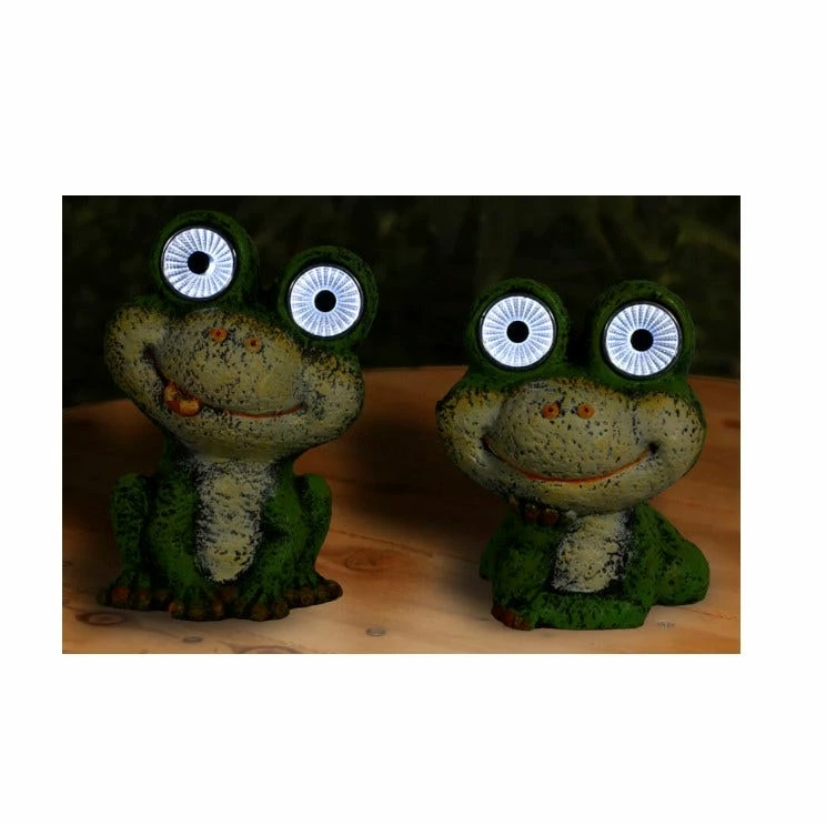 Buy π Alpine Solar Green Frog LED Statue - QWR1012AHH - Lighting, Torches & Firepits π 2 Buy π Alpine Solar Green Frog LED Statue - QWR1012AHH - Lighting, Torches & Firepits π - Image 2