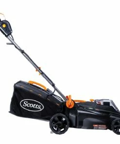 Best reviews of 💯 Scotts 16" 20 Volt Lithium Ion Lawn Mower with 5Ah Battery - 62016S - Push Lawn Mowers 🔔