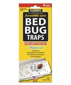 Budget ⭐ PF Harris Bed Bug Traps, 4 Pack - BBTRP - Baits & Traps 🎁