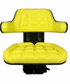 Cheap ❤️ Braber Equipment Economy Suspension Tractor Seat, Yellow - 10004237 - Lawn Mowers & Lawn Care ❤️