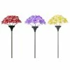 Outlet ✔️ RK Brand Alpine Solar Acrylic Hydrangea LED Stake - QLP1328ABB - Lighting, Torches & Firepits 🎁