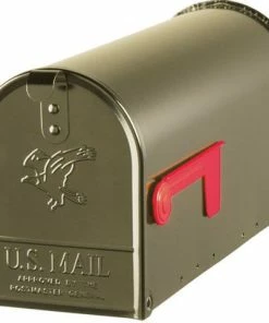 Discount 🔥 Gibralter Solar Group T1 Steel Bronze Rural Mailbox - E1100BZ0 - Mailboxes & Signs 👏