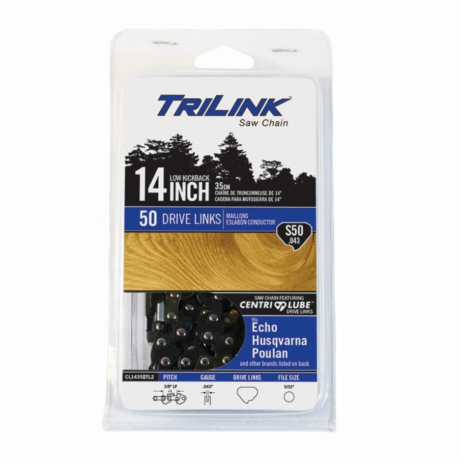 Flash Sale π Trilink S50 .043 Semi - Chisel Saw Chain CL14350TL2 - Chainsaw Parts & Accessories π 1 Flash Sale π Trilink S50 .043 Semi - Chisel Saw Chain CL14350TL2 - Chainsaw Parts & Accessories π