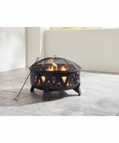 New 🤩 Rural King 29.9" Antique Black Steel Wood-Burning Fire Pit - FP30 - Fire Pits & Heaters 😉 -Cheap Lawn Store 24da29c0a1e8998f857d498c90fb800121392638 2022016697 3