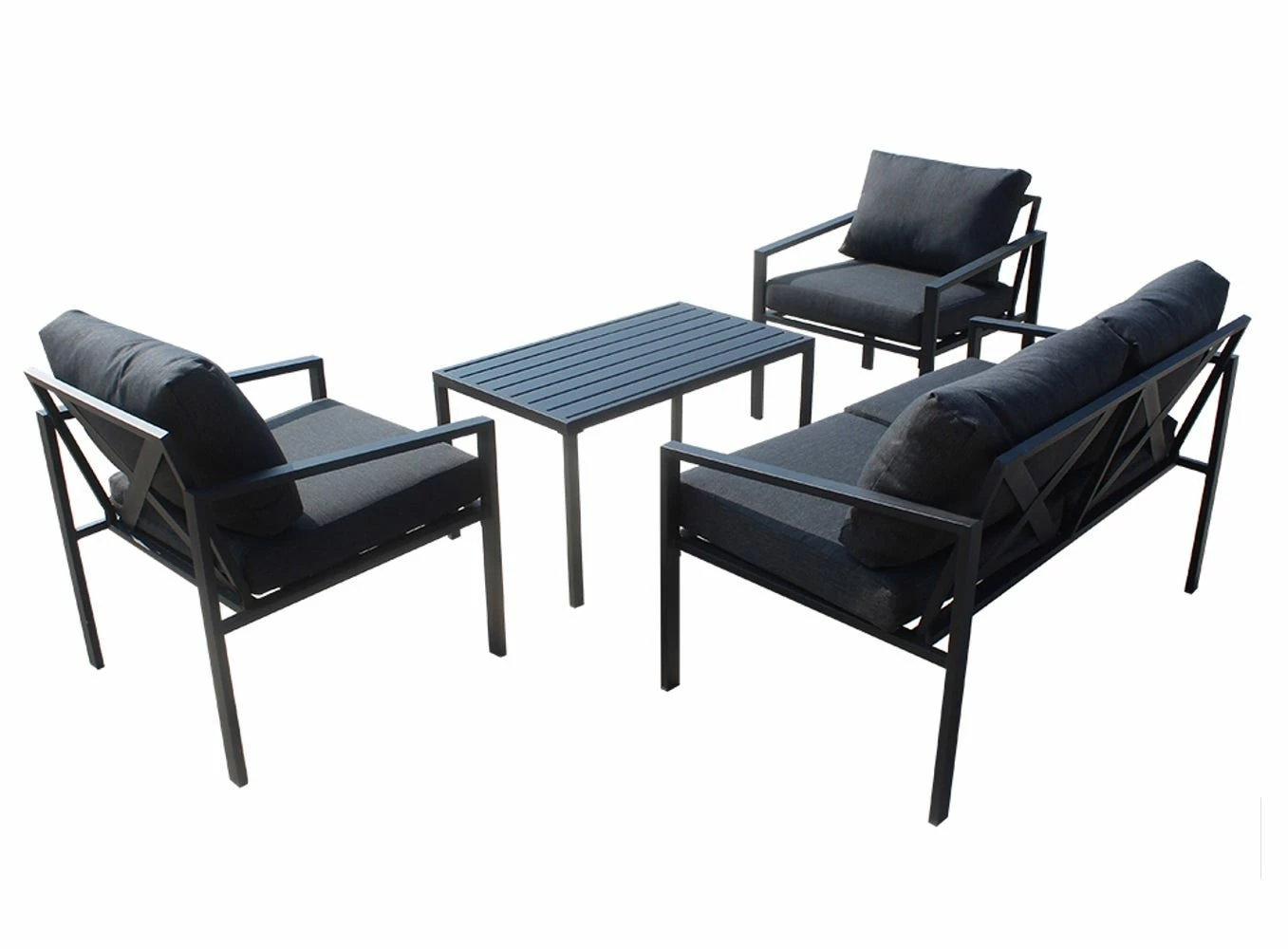 Top 10 βοΈ Maple Ridge 4-Piece Outdoor Patio Furniture Conversation Set with Padded Deep Seating - SW-RK973U - Patio Sets & Furniture π 2 Top 10 βοΈ Maple Ridge 4-Piece Outdoor Patio Furniture Conversation Set with Padded Deep Seating - SW-RK973U - Patio Sets & Furniture π - Image 2