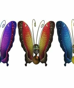 Brand new 🌟 Alpine Assorted Solar Butterfly Decor LJJ408ABB - Garden Accessories ⌛