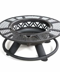 Wholesale 👍 Lincoln Outfitters Steel Fire Pit with BBQ Grate - 90-165-0204 - Fire Pits & Heaters ⌛ -Cheap Lawn Store 2f3e653e6b5b72e438e62a9c5f437323ba594c00 32150005 8