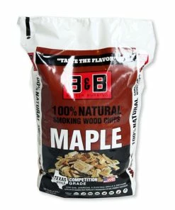 Cheap ⌛ B&B Charcoal Maple Smoking Wood Chips, 180 Cu. In. - C00127-B - Flavorers & Seasonings 🤩