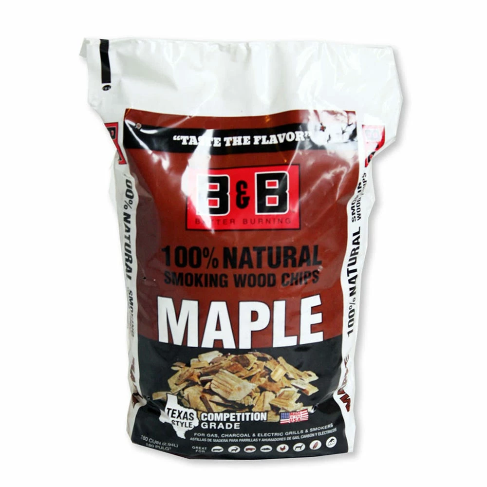Cheap β B&B Charcoal Maple Smoking Wood Chips, 180 Cu. In. - C00127-B - Flavorers & Seasonings π€© 1 Cheap β B&B Charcoal Maple Smoking Wood Chips, 180 Cu. In. - C00127-B - Flavorers & Seasonings π€©