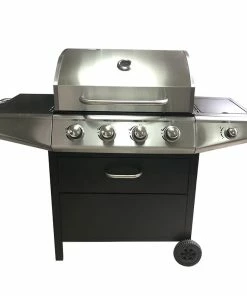 Wholesale π 217 Grilling Company 217 Grilling Co. 4 Burner Gas Grill with Side Burner - GR2296601-GY - Charcoal Grill β