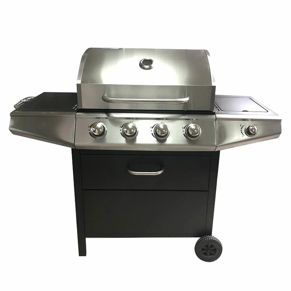Wholesale π 217 Grilling Company 217 Grilling Co. 4 Burner Gas Grill with Side Burner - GR2296601-GY - Charcoal Grill β 1 Wholesale π 217 Grilling Company 217 Grilling Co. 4 Burner Gas Grill with Side Burner - GR2296601-GY - Charcoal Grill β