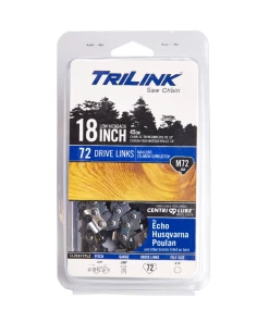 Coupon 🔥 TriLink Saw Chain 18 inch Chain w/ 72 Drive Links CL25872TL2 - Chainsaw Parts & Accessories 🔥