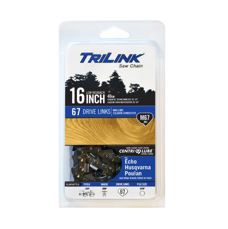 Coupon π TriLink Saw Chain 16 inch Chain w/ 67 Drive Links CL26367TL2 - Chainsaw Parts & Accessories π 1 Coupon π TriLink Saw Chain 16 inch Chain w/ 67 Drive Links CL26367TL2 - Chainsaw Parts & Accessories π