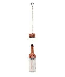 Best deal ⭐ Assorted Alpine Solar Bronze Hanging Bottle Lantern with 24 LED Lights QTT426SLR-BZ 👏