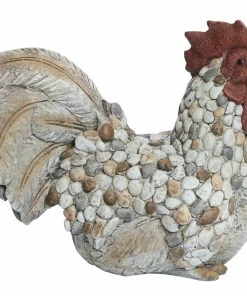 Top 10 💯 Alpine Garden Pebble Rooster Statue NZW244HH - Garden Accessories 🎁