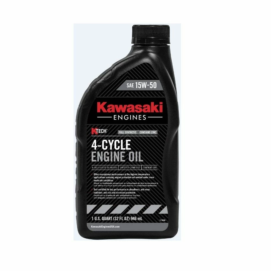 Discount β Kawasaki Engines Kawasaki 15W-50 4-Cycle Oil, 1 Quart - 999696501 - Lawn Mower Accessories π₯° 1 Discount β Kawasaki Engines Kawasaki 15W-50 4-Cycle Oil, 1 Quart - 999696501 - Lawn Mower Accessories π₯°