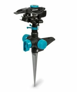 Promo 👏 Gilmour Medium Duty Circular Sprinkler on Spike Base with On/Off Switch - 821933-1011 - Ponds, Watering & Irrigation 😀