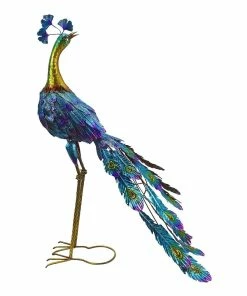 Top 10 ✔️ Alpine Graceful Metal Peacock Statue - JUM207 - Garden Accessories ✨