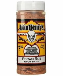 Budget 🥰 John Henry's Pecan BBQ Rub Seasoning 11.5oz - PECAN RUB - Flavorers & Seasonings 🌟