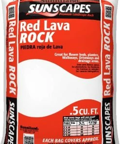 Promo ✨ Sunniland Sunscapes Red Lava Rock - 497430 - Landscape Rocks 😍