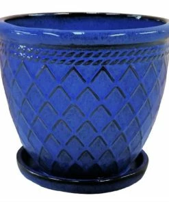 Coupon ⭐ Various Brands Woven Planter, Dropping Blue, Medium - ASCBRP8DBM - Planters ❤️