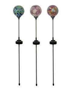 Promo π₯° Alpine Solar Mosaic Globe Stakes - SLC107A-12 - Garden Accessories π