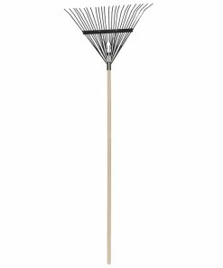 Promo ✨ Maple Ridge 24" Metal Rake with Wooden Handle - 20251100110 - Rakes 🎉