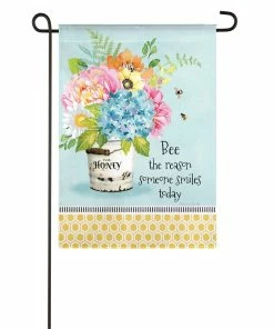 Promo ⌛ Evergreen Bee the Reason Garden Suede Flag - 14S9503 - Garden Flags 💯