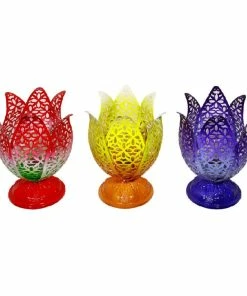 Flash Sale 🥰 Alpine Mesh Flower Bud Lantern Décor with LED Lights - RGG518A - Garden Accessories ⌛