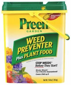 Top 10 🤩 Lebonan Preen Preen Garden Weed Preventer + Plant Food, 16lb - 2163906 - Plants, Shrubs & Trees 💯