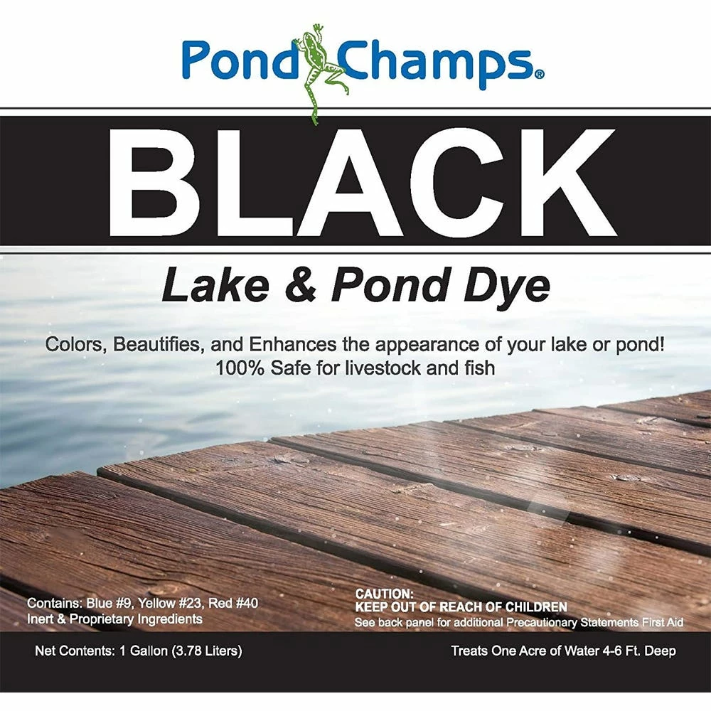 Best Sale 🎉 Pond Champs Black Lake & Pond Dye, 1 Gallon - 00411 - Lake Dyes 🤩 2 Best Sale 🎉 Pond Champs Black Lake & Pond Dye, 1 Gallon - 00411 - Lake Dyes 🤩 - Image 2