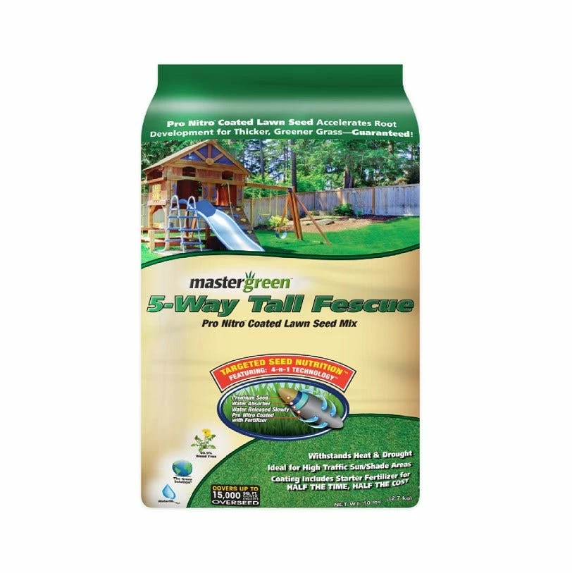 Outlet π€© Various Brands Master Green 5-Way Tall Fescue Seed Mix 50lb - SEEDTURFFESCU - Grass Seed π 1 Outlet π€© Various Brands Master Green 5-Way Tall Fescue Seed Mix 50lb - SEEDTURFFESCU - Grass Seed π