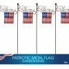 Budget ✨ Alpine American Flag Metal Garden Stake NCY152 - Garden Accessories 💯