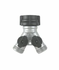Buy π Gilmour Zinc Garden Hose Tee with Shut-Off Valves - 800154-1001 - Nozzles & Accessories β€οΈ