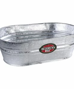 Budget 🔥 Behrens Hot Dipped Steel Oval Tub & Planter, 5.5 Gallon - 0-OV - Decorative Planters 🌟