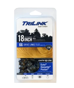 Discount 🔔 TriLinK Saw Chain 18 inch Chain w/ 66 Drive Links CL85066TL2 - Chainsaw Parts & Accessories 🎁