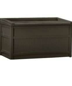 Hot Sale 🔔 Various Brands Suncast 50 Gallon Deck Box with Seat - SSW1200 - Outdoor Decor 👍