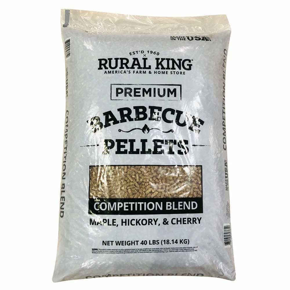 New π Rural King Premium Competition Blend BBQ Pellets, 40 lb. Bag - FR02 - Grill Pellets π 1 New π Rural King Premium Competition Blend BBQ Pellets, 40 lb. Bag - FR02 - Grill Pellets π