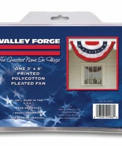 Top 10 🤩 Valley Forge 3' x 6' Pleated Full Fan United States Flag - PFF ST - Flags & Flag Poles 🤩