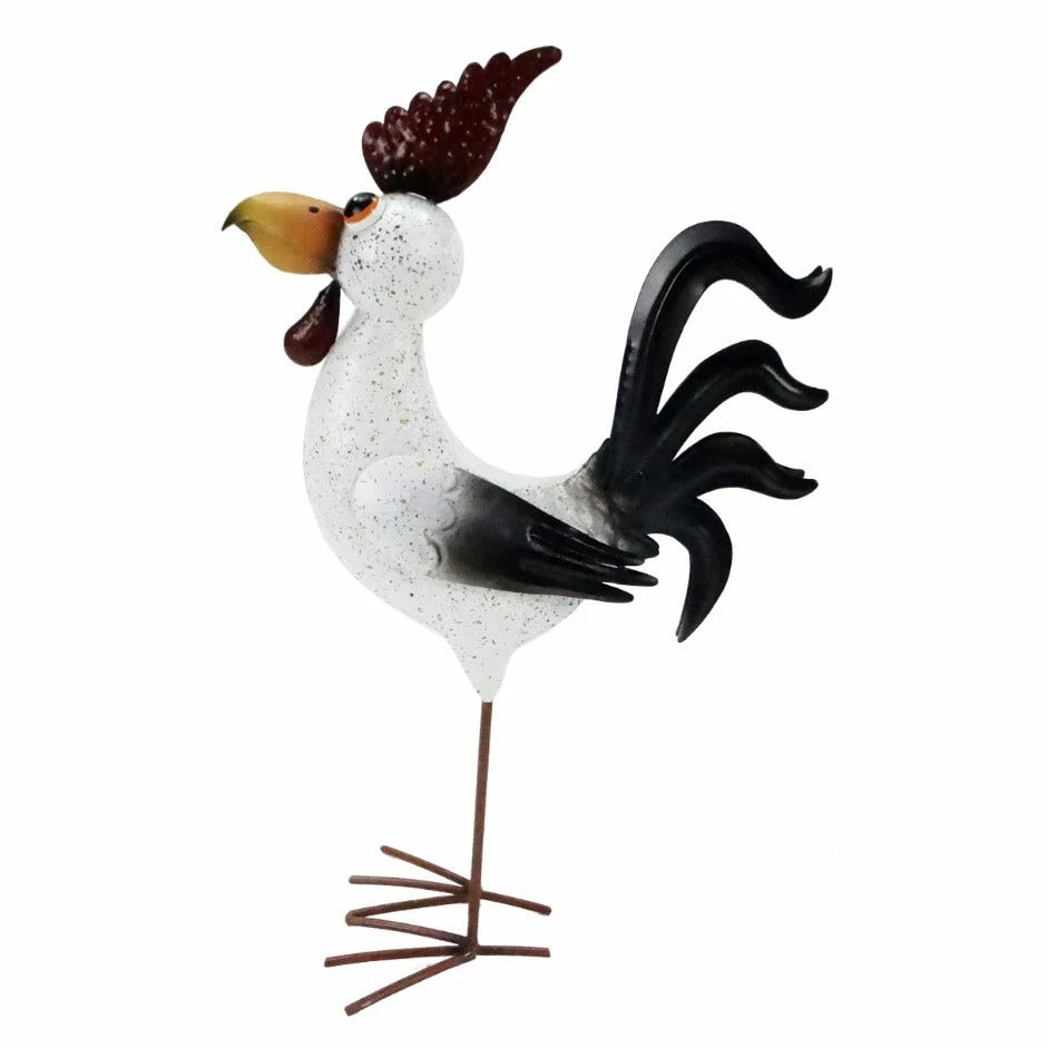 Promo π RK Brand Alpine White and Black Metal Rooster DΓ©cor - ABC368HH - Garden Accessories π 1 Promo π RK Brand Alpine White and Black Metal Rooster DΓ©cor - ABC368HH - Garden Accessories π