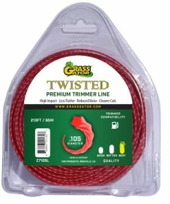 Best Sale 🔔 Grass Gator Twisted Trimmer Line Large Donut .105 X 213' Z7105L - Lawn Mowers & Lawn Care 👏