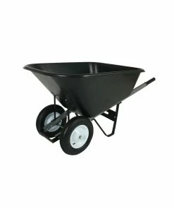 Deals 👏 Various Brands 10 Cubic Foot Poly Wheelbarrow - WB10P - Carts & Wheelbarrows 😉