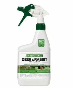 Best Pirce 👍 Liquid Fence Deer & Rabbit Repellent Spray, 32 oz. RTU - HG-71126 - Animal Repellants 🎁