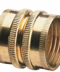 Flash Sale ⌛ Gilmour Double Female Swivel Brass Connector Thread Size 3/4" NPT (F) to 3/4" NH (F) 807734-1001 - Brass Fittings 😍