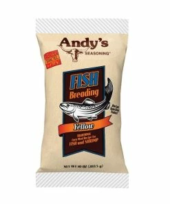 Flash Sale β Andy's Seasoning Andys Yellow Fish Breading, 10oz - 40094 - Flavorers & Seasonings β¨