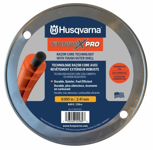 Best Pirce π Husqvarna TitaniumX Pro Trimmer Line, 0.095 Inch x 3 lb. Spool 596781201 - Lawn Mowers & Lawn Care π 1 Best Pirce π Husqvarna TitaniumX Pro Trimmer Line, 0.095 Inch x 3 lb. Spool 596781201 - Lawn Mowers & Lawn Care π